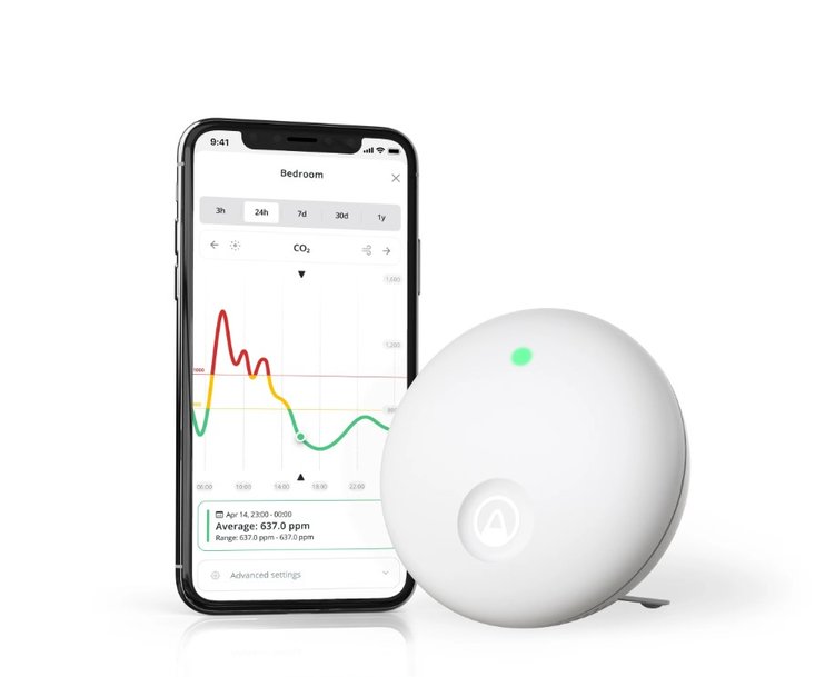 Airthings&rsquo; Newest Air Quality Monitor, Wave Enhance, Now Shipping